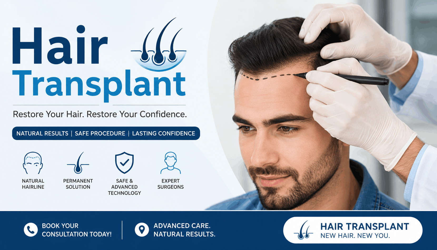 hair transplantation clinic ranchi, jharkhand